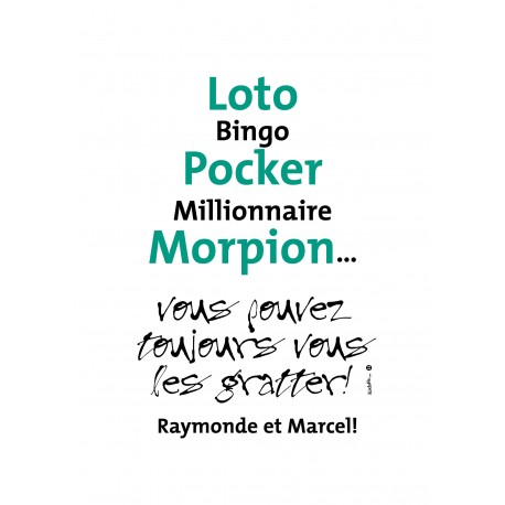 Loto,Poker,Morpion ...